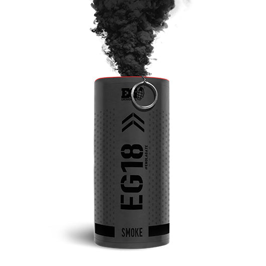 Enola Gaye EG18 Wire Pull High Output Smoke Grenade - Black-0