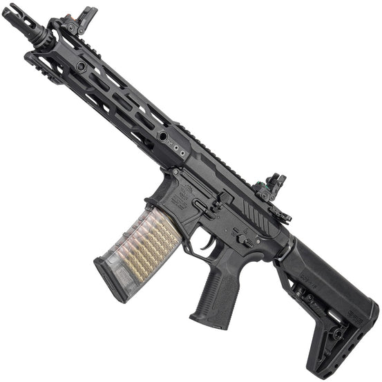 G&G CM16 Stealth 556 Combat Machine AEG airsoft gun with black polymer body and tactical rail system