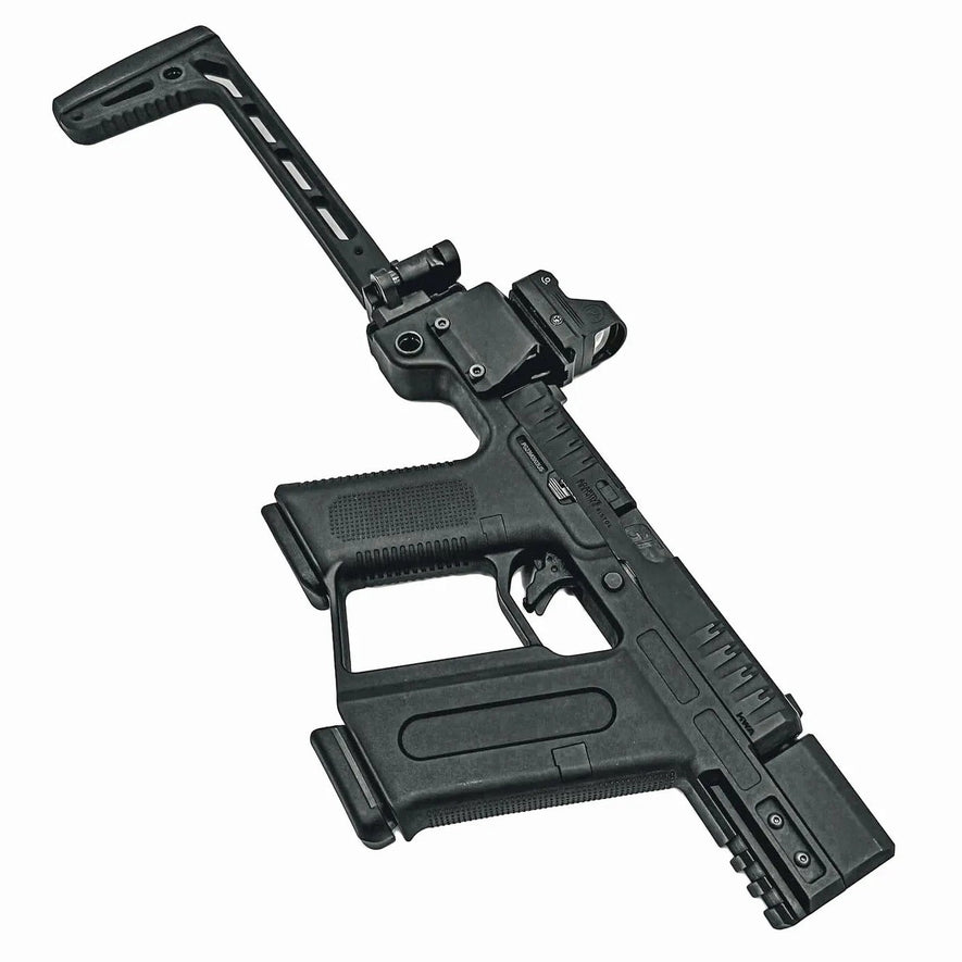 KWA ATP-GT GBB pistol carbine kit bundle with various accessories and components for airsoft gameplay.