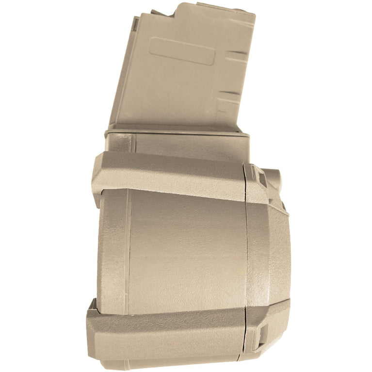 MASADA LP-Drum Magazine (Tokyo Marui) 1200R (Drum|Auto-Button) (Tan)