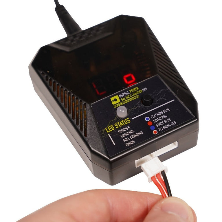 Nuprol LiPo/LiFe/Li-Ion (2s/3s) NiMH/NiCad (4s/8s) LED Display Battery Charger