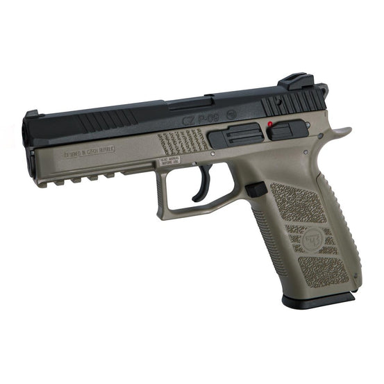 ASG CZ P-09 Metal Slide DT incl. case. Flat Dark Earth-0