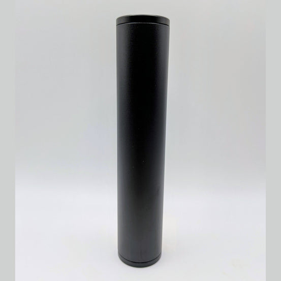 Rebel Precision Silencer by Ammo Drop, 160mm version, showcasing a sleek, matte black design with precise detailing.