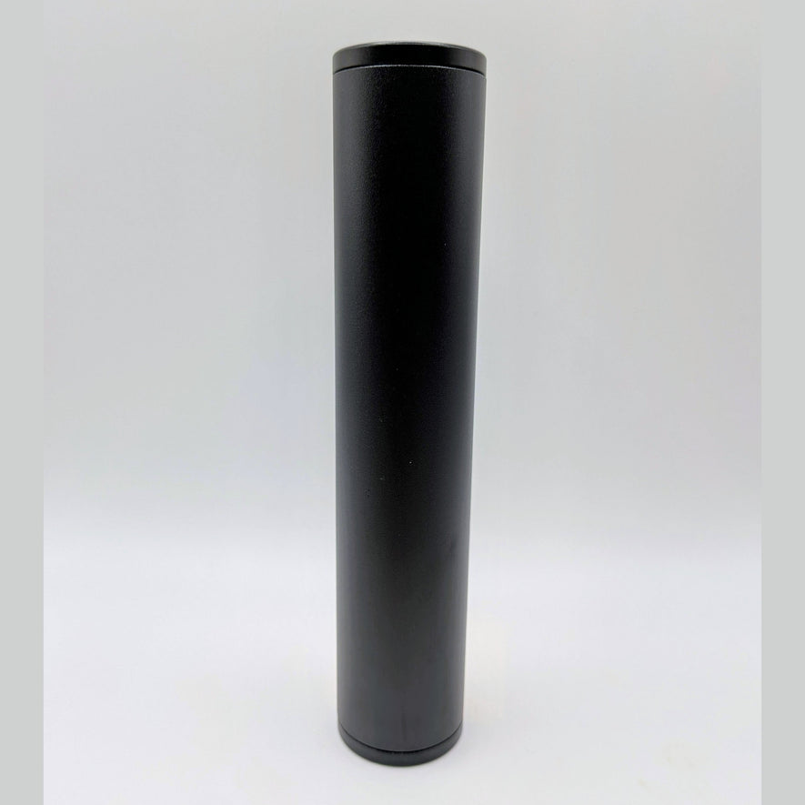 Rebel Precision Silencer by Ammo Drop, 160mm version, showcasing a sleek, matte black design with precise detailing.