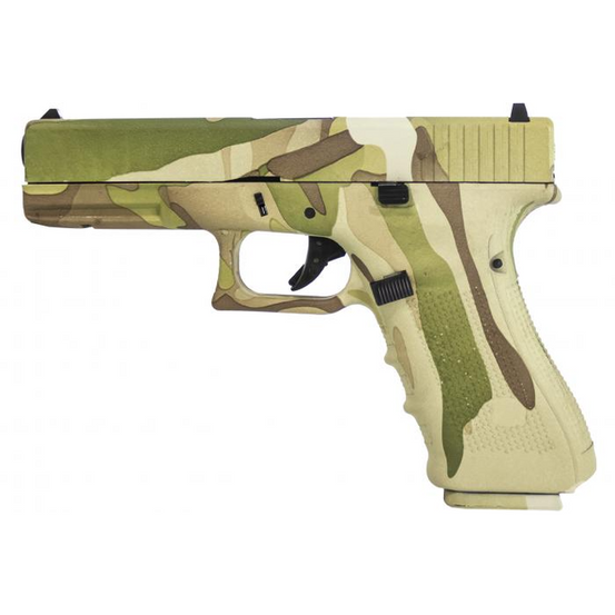 Nuprol Raven EU17 GBB Pistol -Camo Frame & Slide-0