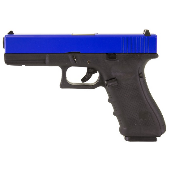 Nuprol Raven EU17 (EU7) GBB Pistol - Dual Tone Black & Blue-0