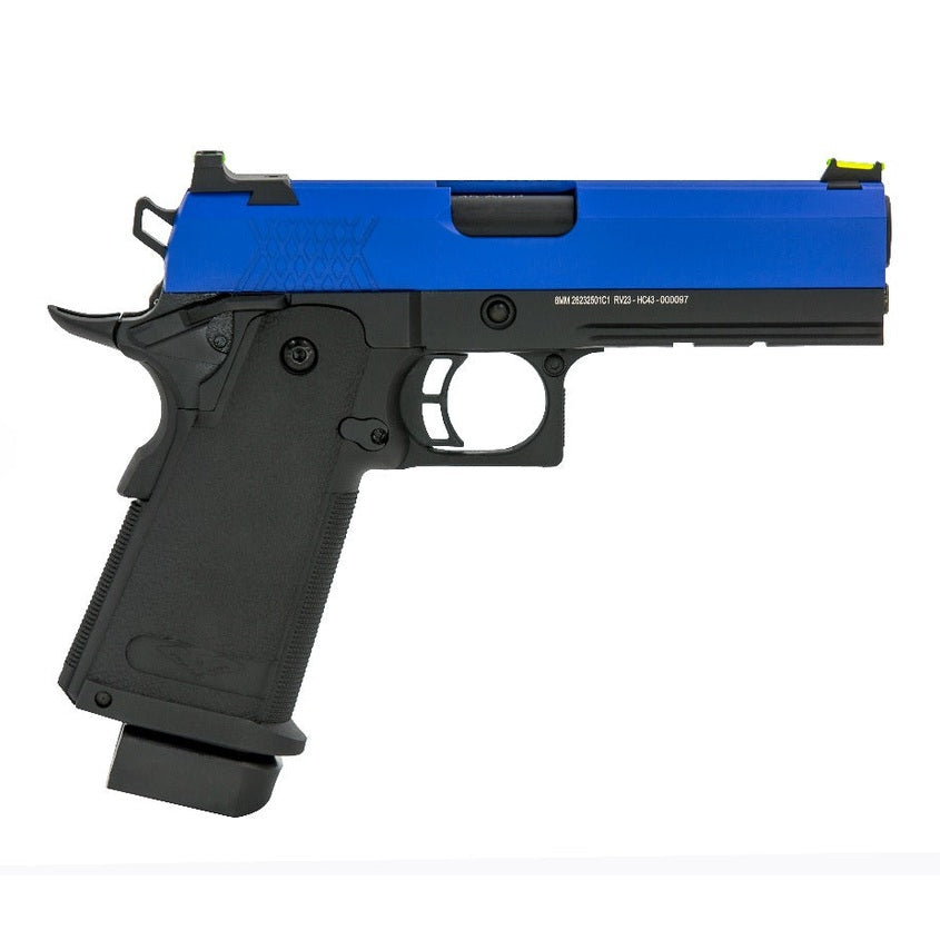 Hi-Capa 4.3 GBB Pistol (Dual Tone) (Blue|Black)
