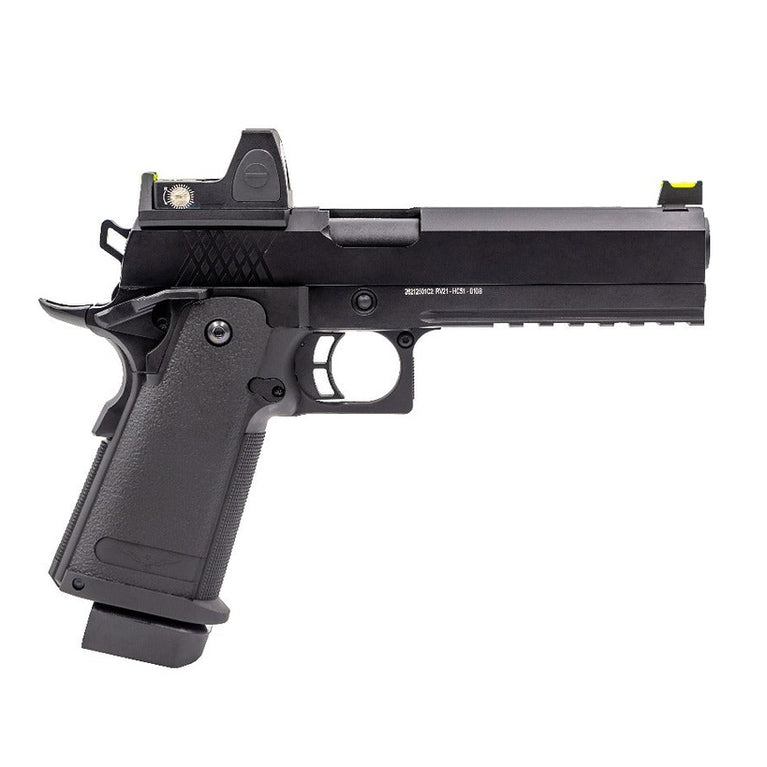Hi-Capa 5.1 + RDS GBB Pistol (Black)
