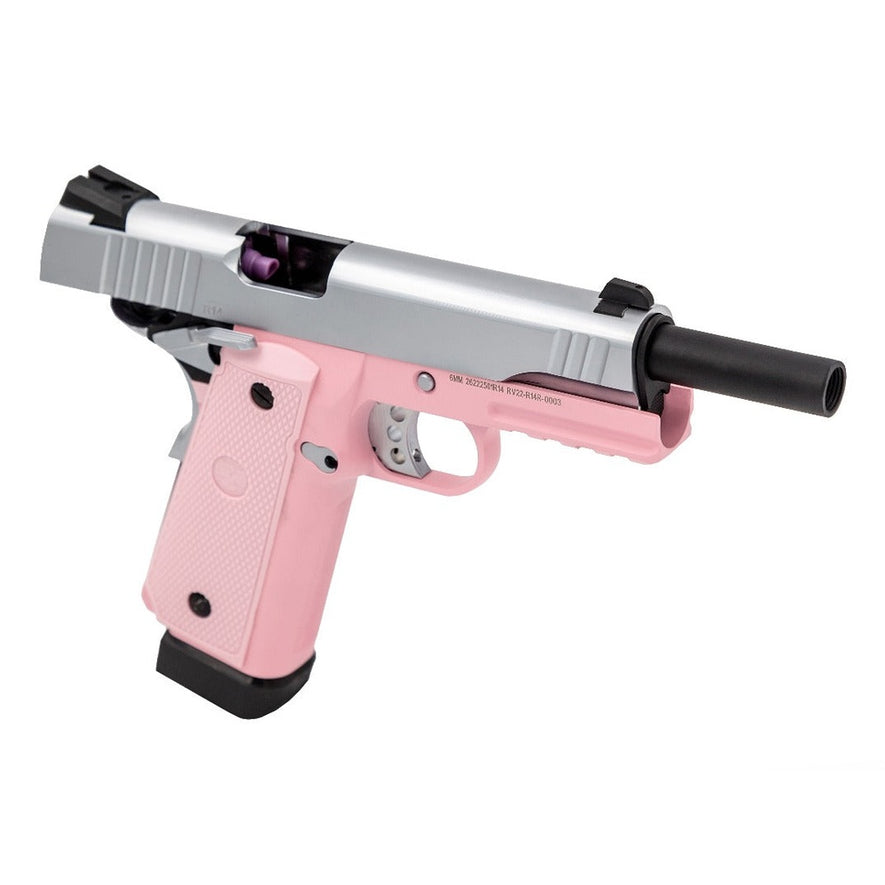 R14-R GBB Pistol (Silver|Pink)