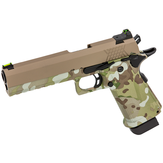 Hi-Capa 5.1 GBB Pistol (HYDRO) (Tan|Camo)