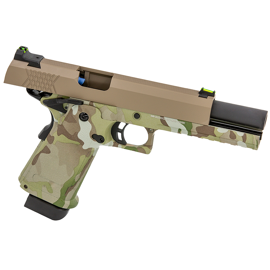 Hi-Capa 5.1 GBB Pistol (HYDRO) (Tan|Camo)