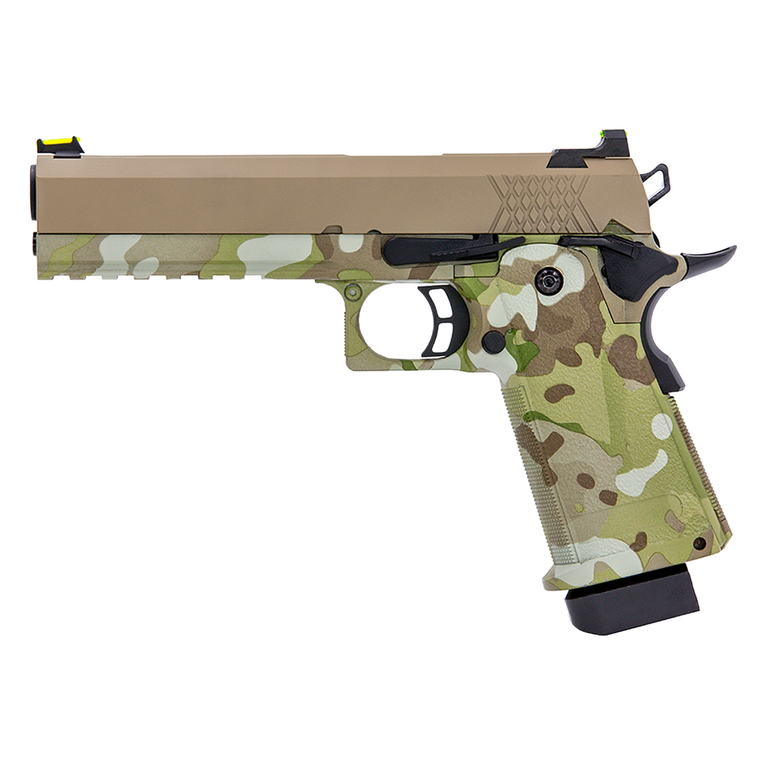 Hi-Capa 5.1 GBB Pistol (HYDRO) (Tan|Camo)