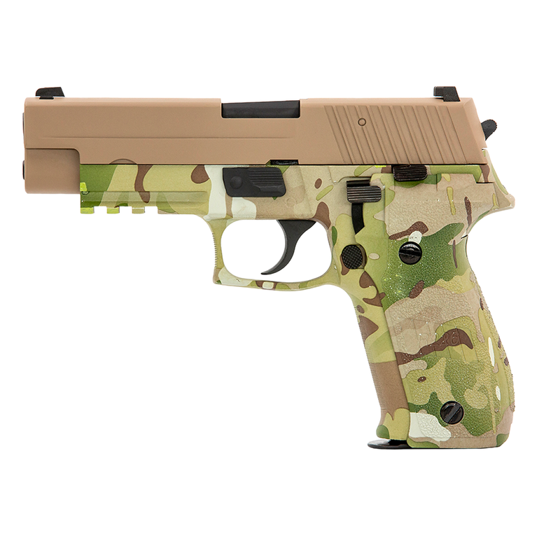 R226-R GBB Pistol (HYDRO) (Tan|Camo)