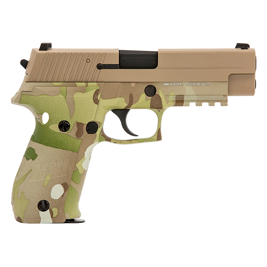 R226-R GBB Pistol (HYDRO) (Tan|Camo)