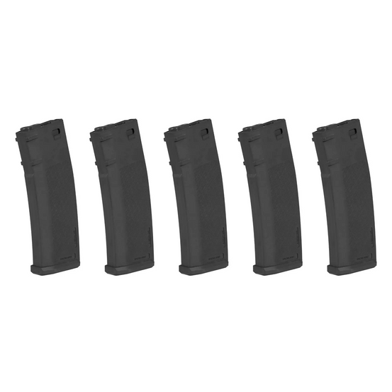 Specna Arms S-Mag 380rd Hi-Cap M4 magazine-Black (Pack of 5)-0
