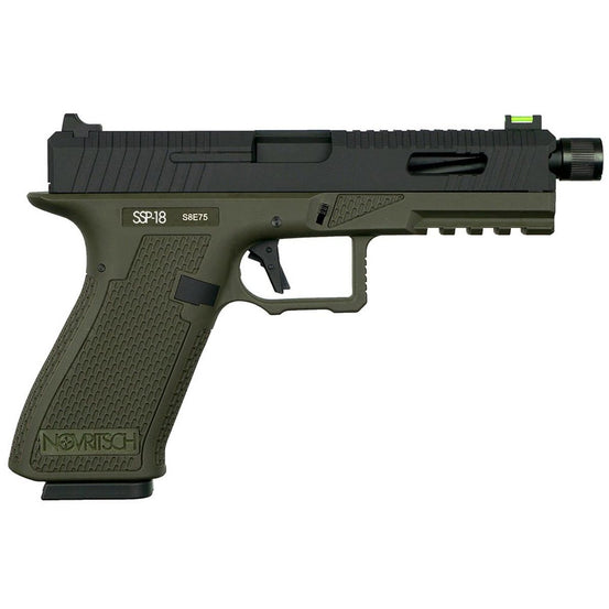 Novritsch SSP18 Airsoft Pistol- Olive Green-0