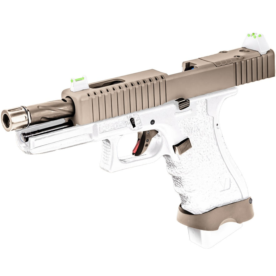 EU7-T REQUIEM GBB Pistol (Silver|White)