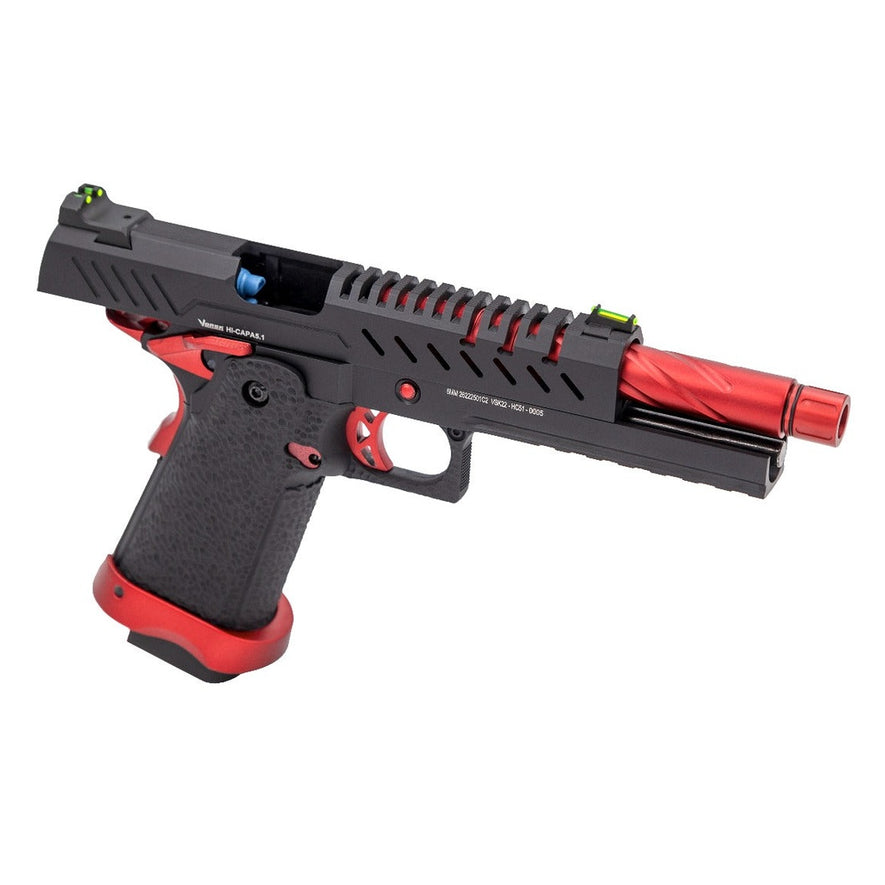 Hi-Capa 5.1 GBB Pistol (Black) (Red Match)