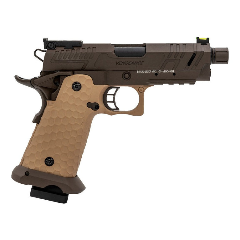 Hi-Capa CS Vengeance 3.8 Compact GBB Pistol (Bronze|Tan)