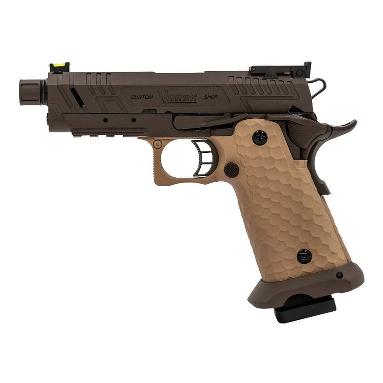 Hi-Capa CS Vengeance 3.8 Compact GBB Pistol (Bronze|Tan)