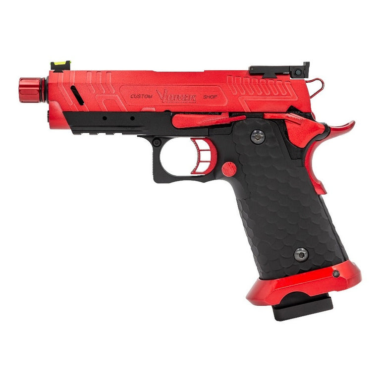 Hi-Capa CS Vengeance 3.8 Compact GBB Pistol (Red|Black)
