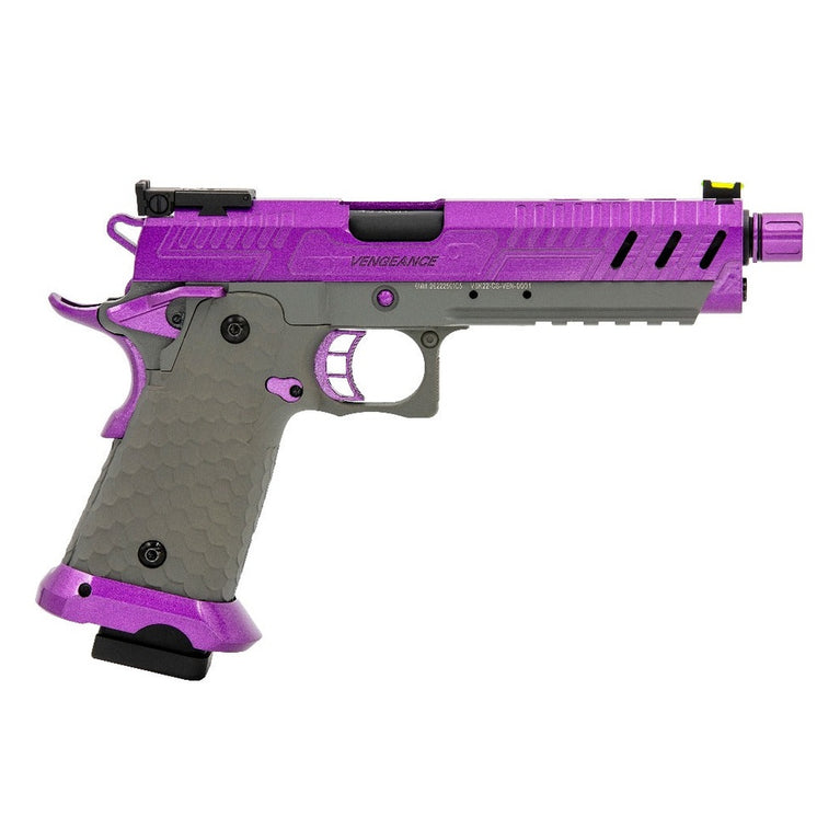 Hi-Capa CS Vengeance 5.1 GBB Pistol (Purple|Grey)