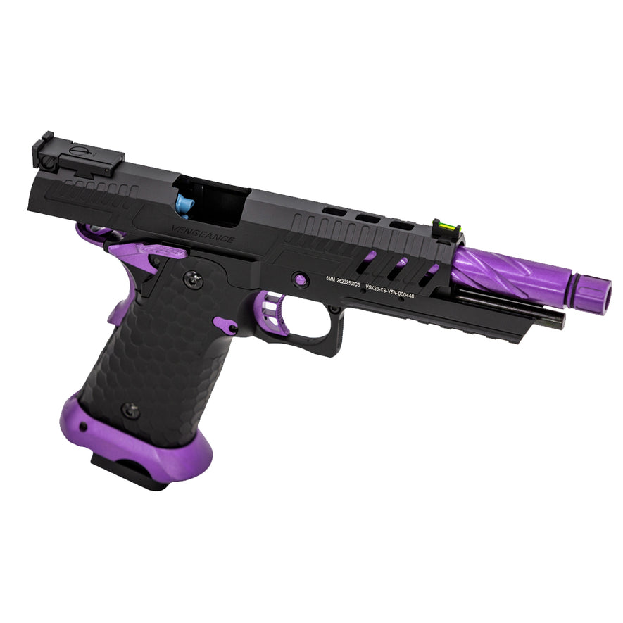 Hi-Capa CS Vengeance 5.1 GBB Pistol (Black) (Purple Match)