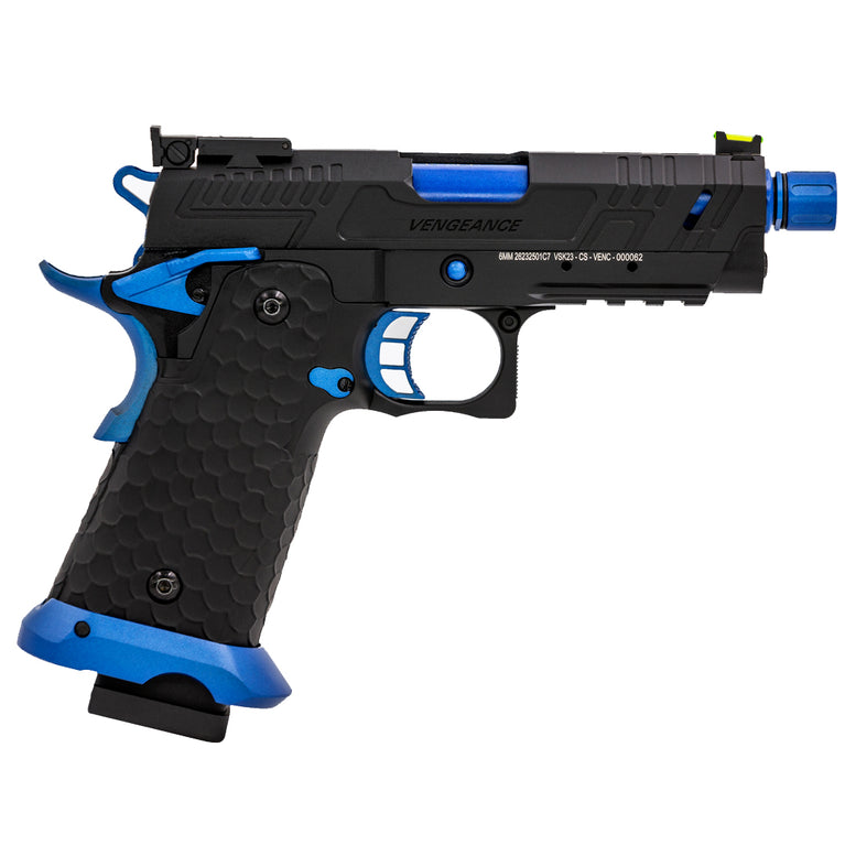 Hi-Capa CS Vengeance 3.8 Compact GBB Pistol (Black) (Blue Match)