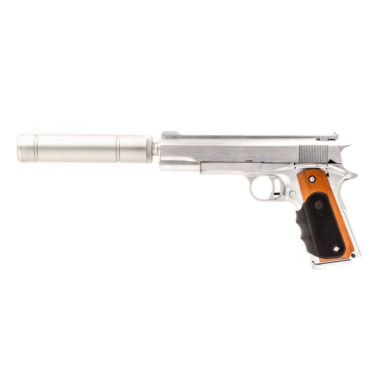 VX-9 Agency GBB Pistol (Silver)