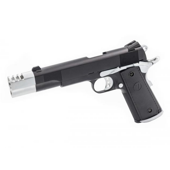 Vorsk VP-X Black & chrome 1911 GBB Pistol-0